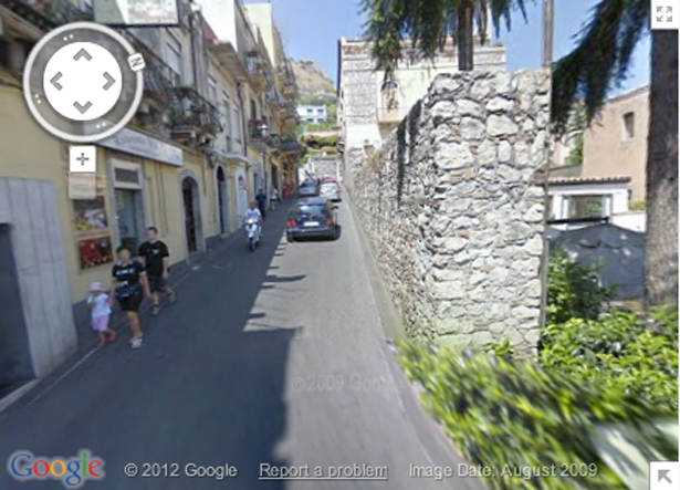 Still from Teleport Yourself Into Taormina, Sicily